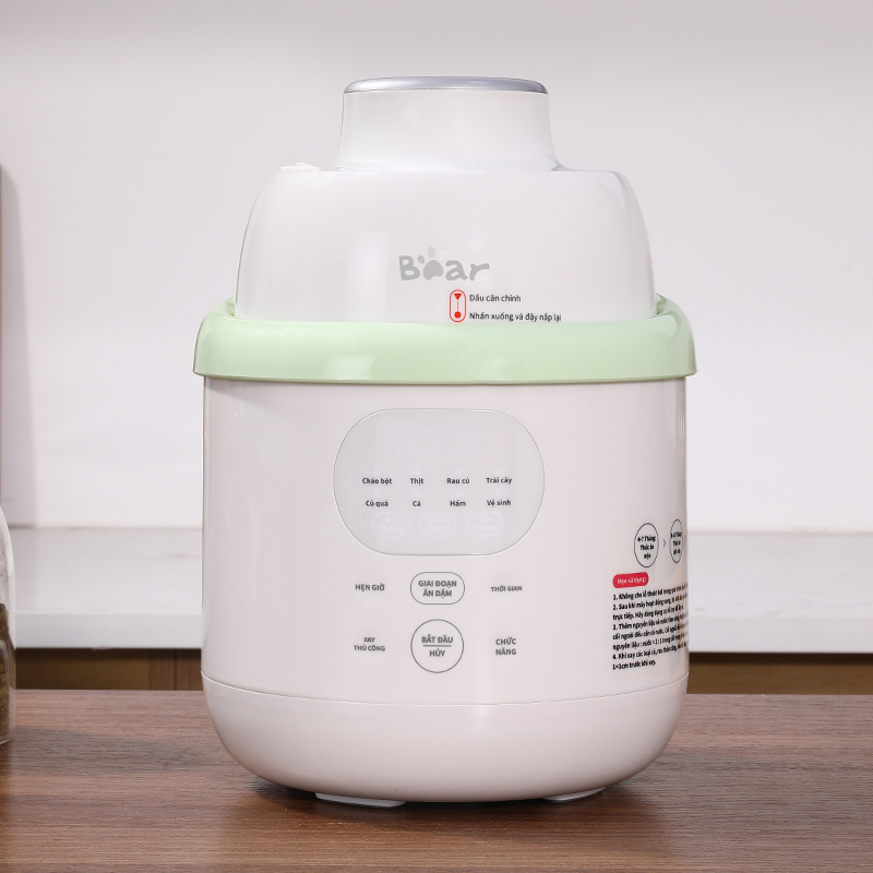 Máy xay nấu thức ăn Bear 0.35 lít BFM-045KN 4
