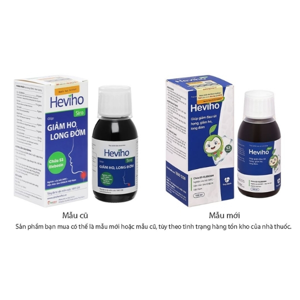 Siro Heviho hỗ trợ giảm ho, long đờm