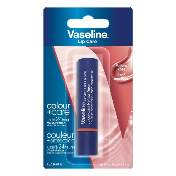 Son dưỡng môi VASELINE Mellow Rose cung cấp và duy trì độ ẩm cho môi Thỏi 3gam