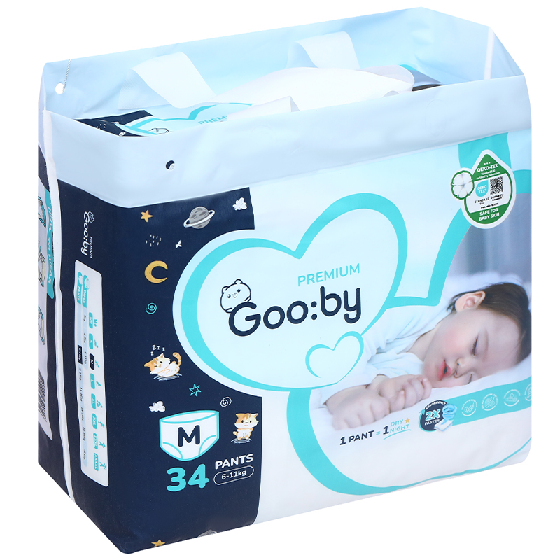 Tã quần Gooby Premium size M 34 miếng (6 - 11 kg) 2