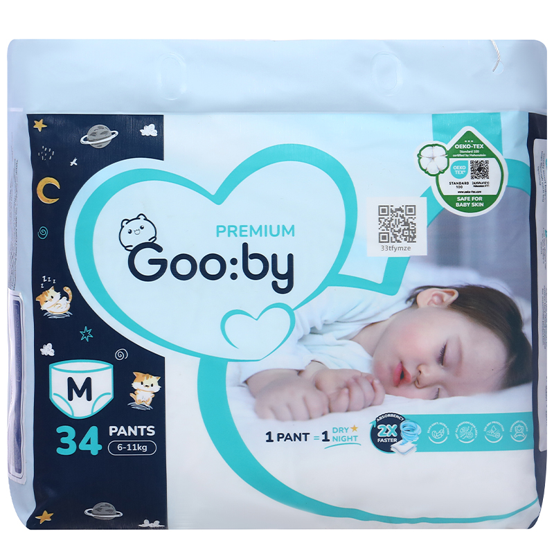 Tã quần Gooby Premium size M 34 miếng (6 - 11 kg) 3