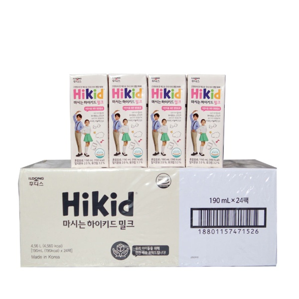 Thùng 24 hộp sữa pha sẵn Hikid