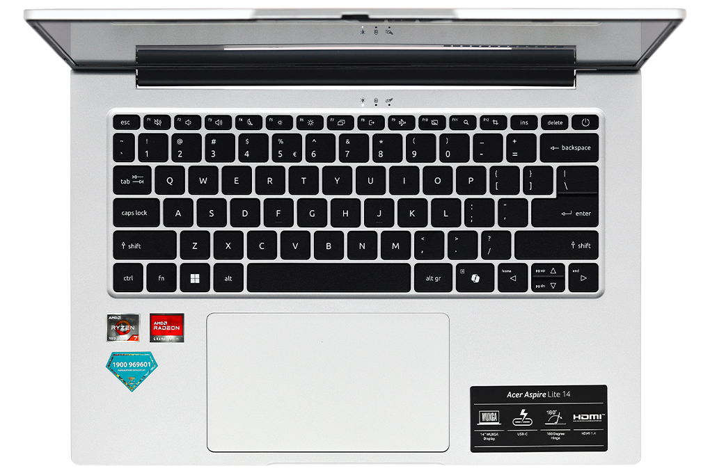 Laptop Acer Aspire Lite 14 AL14-44P-R0SP - NX.DMCSV.003 (R7 7730U, 8GB, 512GB, Full HD+, Win11) - 4