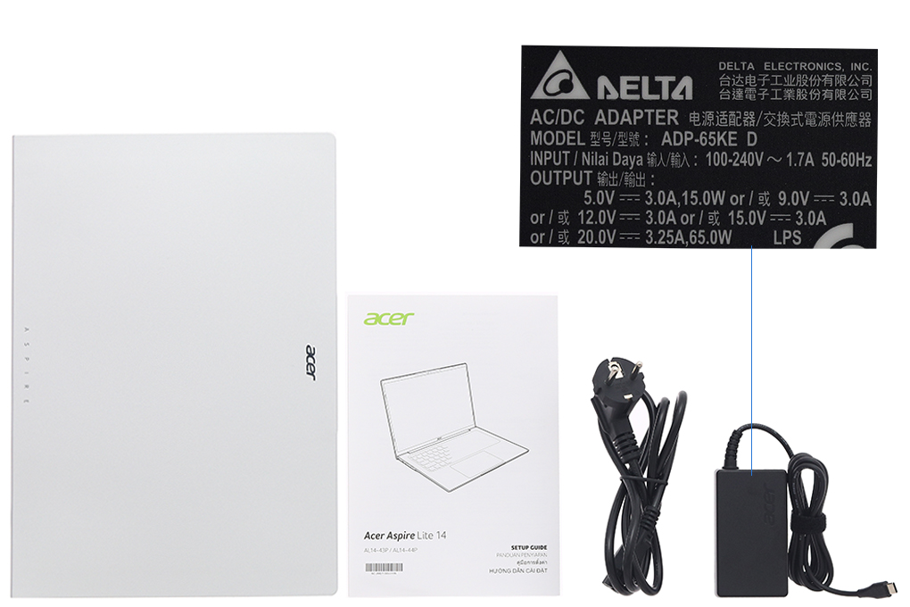 Laptop Acer Aspire Lite 14 AL14-44P-R0SP - NX.DMCSV.003 (R7 7730U, 8GB, 512GB, Full HD+, Win11) - 12