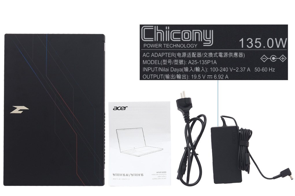 Laptop Acer Gaming Nitro ProPanel ANV15-52-78MD - NH.QZ9SV.007 (Core 7 240H, 16GB, 512GB, RTX 5050 8GB, Full HD 180Hz, Win11) - 13