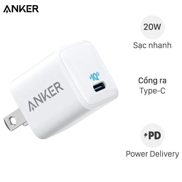 Sạc Anker PowerPort III Nano A2633