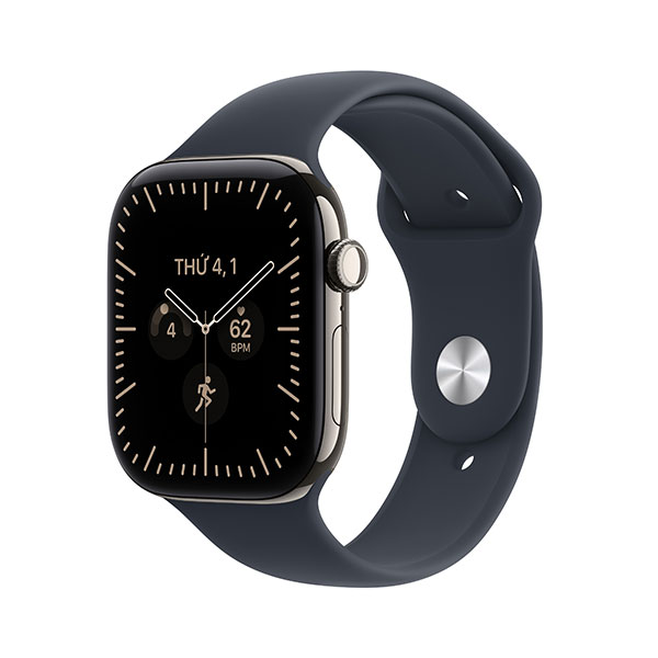 Apple Watch Series 12 GPS + Cellular 42mm viền Titanium dây silicone