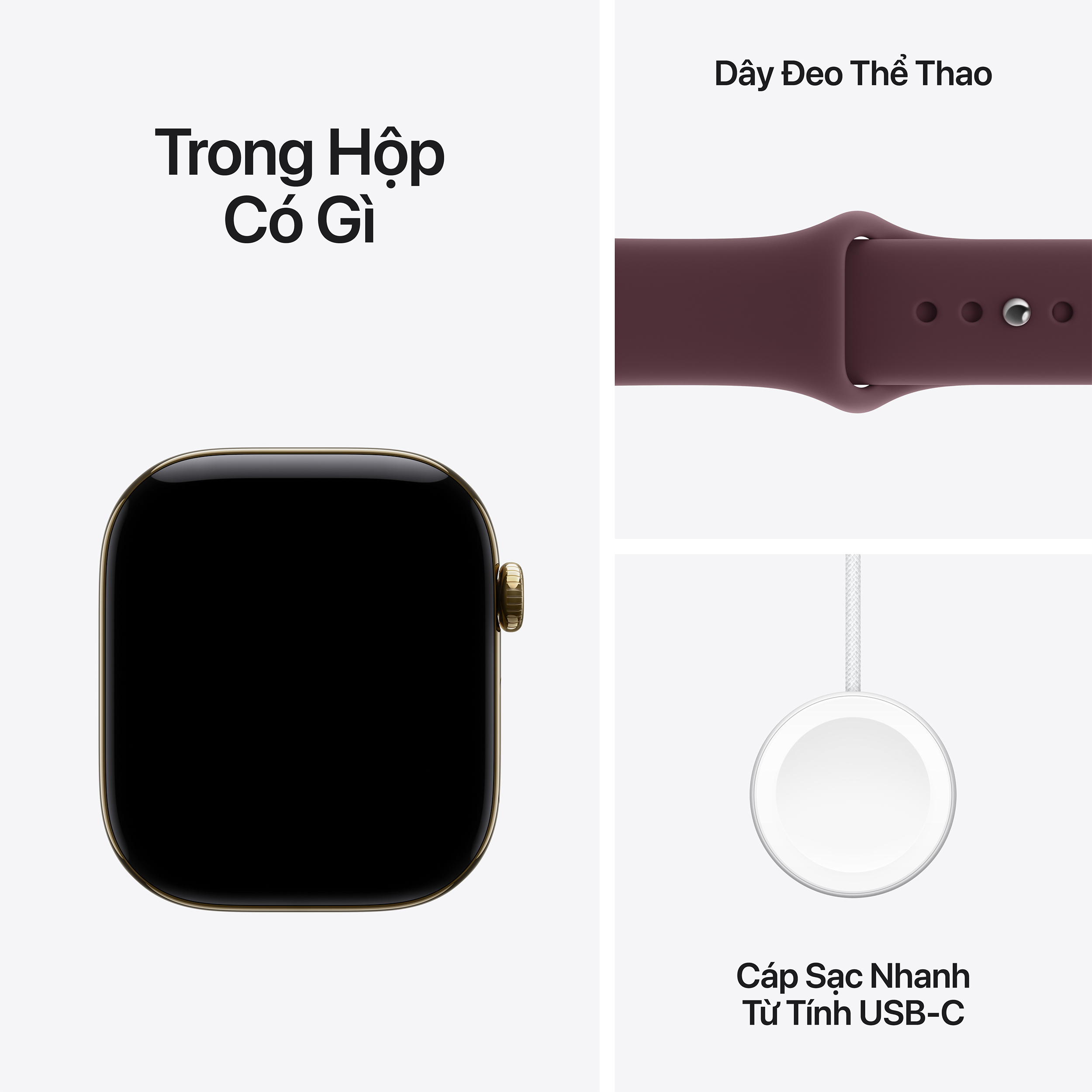 Apple Watch Series 12 GPS + Cellular 42mm viền Titanium dây silicone Vàng - 8