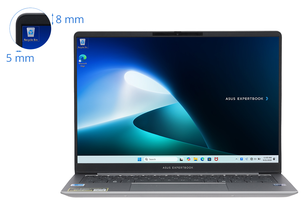 Laptop Asus ExpertBook P5 P5405CSA - NZ1368W (Ultra 5 226V, 16GB, 512GB, WQXGA 144Hz, Win11) - 3