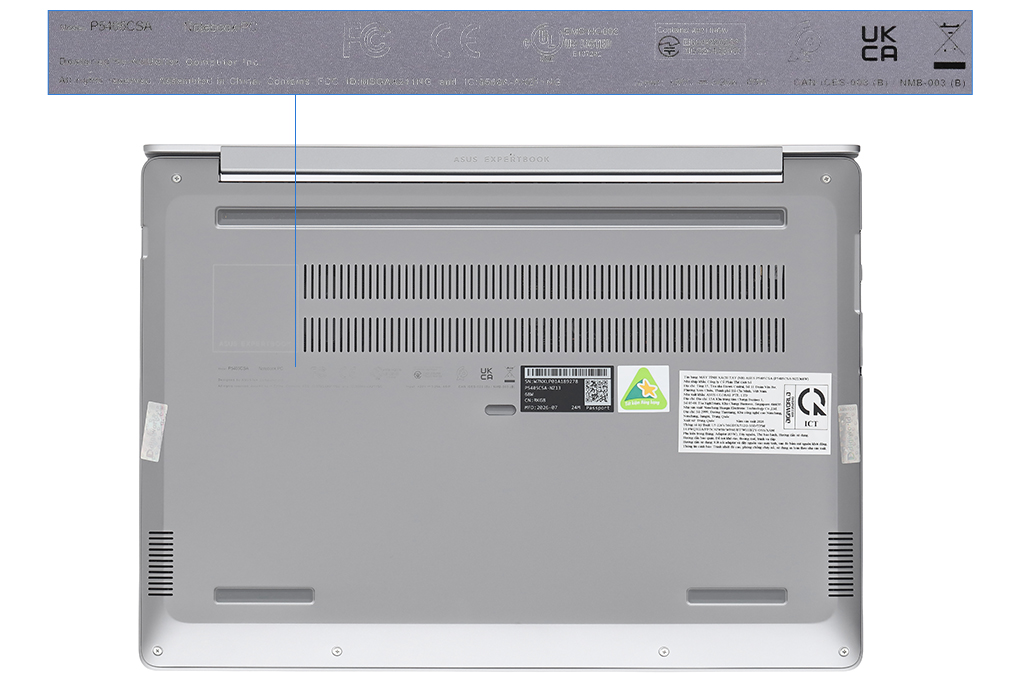 Laptop Asus ExpertBook P5 P5405CSA - NZ1368W (Ultra 5 226V, 16GB, 512GB, WQXGA 144Hz, Win11) - 9