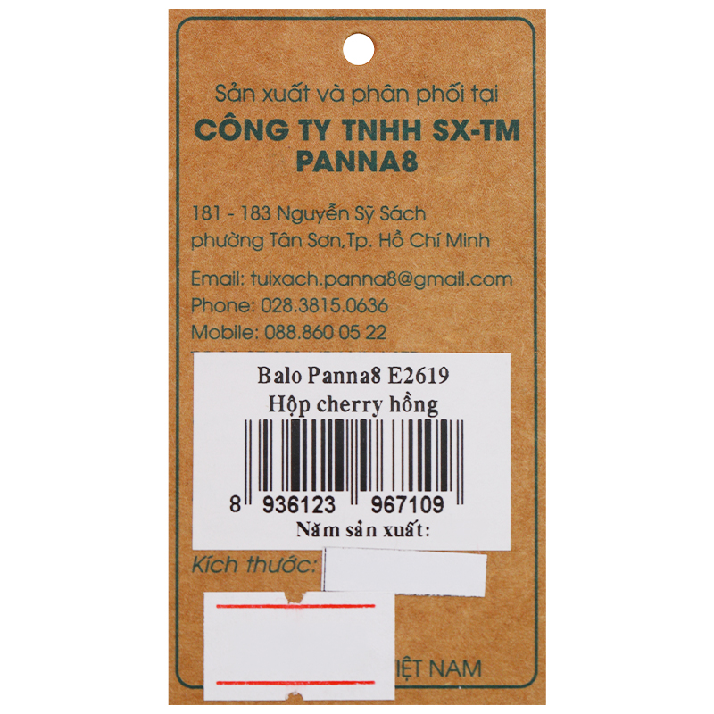Balo cho bé PANNA8 E2619 hình ong màu vàng 18