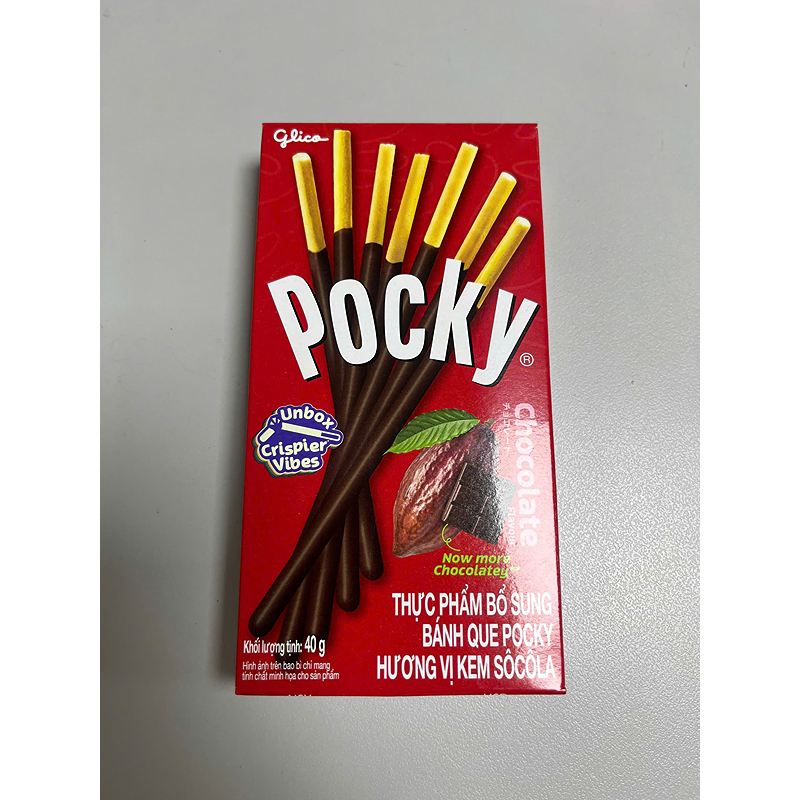 Bánh que Glico Pocky vị dâu hộp 38g (từ 3 tuổi) - Giao bao bì ngẫu nhiên 40