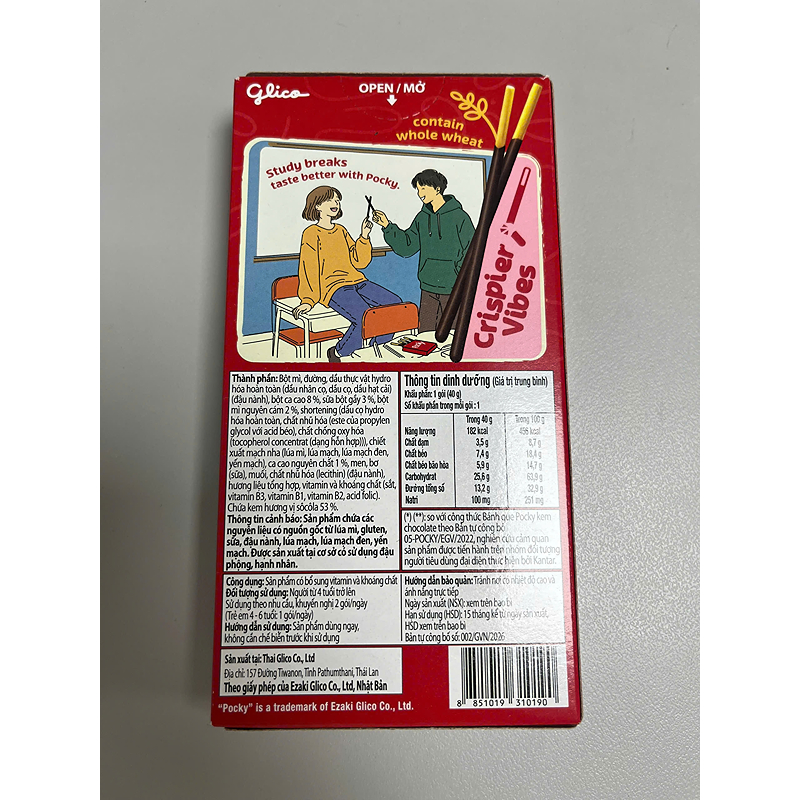 Bánh que Glico Pocky vị dâu hộp 38g (từ 3 tuổi) - Giao bao bì ngẫu nhiên 41