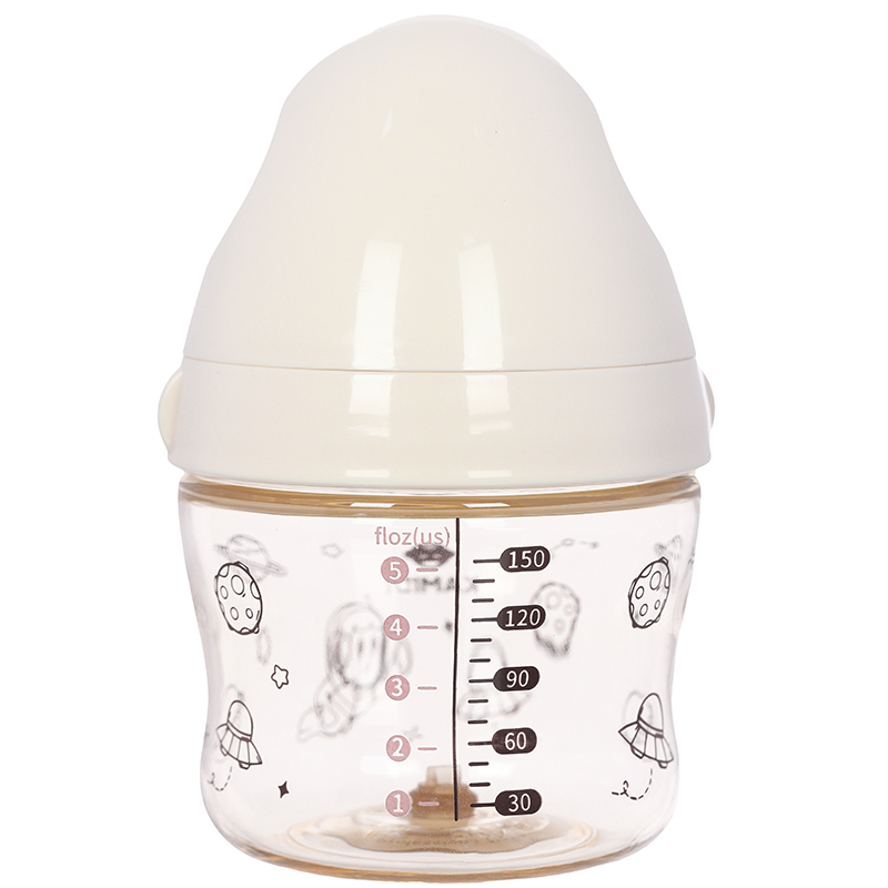 Bình sữa nhựa PPSU Kamidi cổ rộng thế hệ thứ 2 150 ml - Họa tiết galaxy (0 - 3 tháng) 3