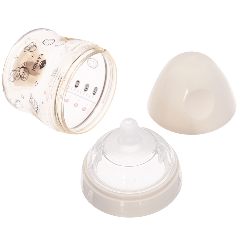 Bình sữa nhựa PPSU Kamidi cổ rộng thế hệ thứ 2 150 ml - Họa tiết galaxy (0 - 3 tháng) 5