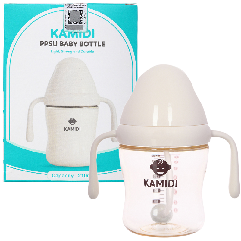 Bình sữa nhựa PPSU Kamidi cổ rộng thế hệ thứ 2 300 ml (6 - 9 tháng) 23