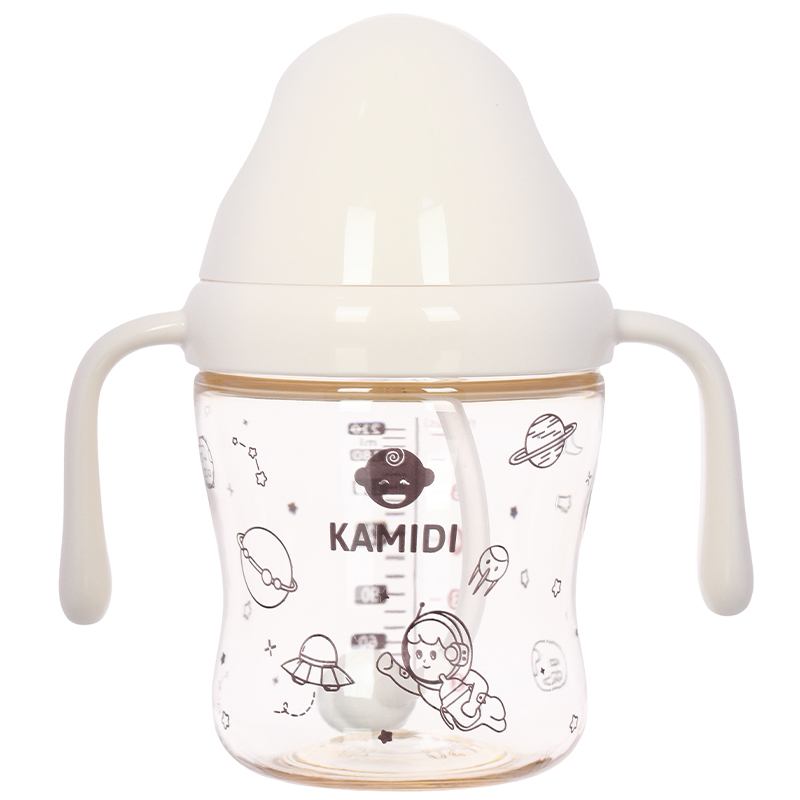 Bình sữa nhựa PPSU Kamidi cổ rộng thế hệ thứ 2 150 ml - Họa tiết galaxy (0 - 3 tháng) 10