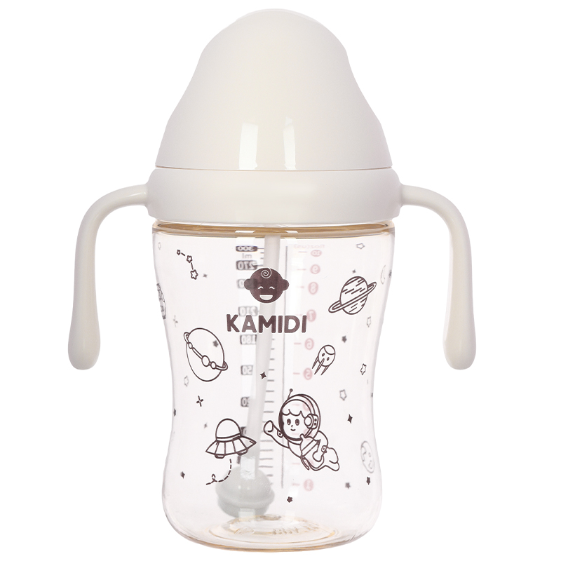 Bình sữa nhựa PPSU Kamidi cổ rộng thế hệ thứ 2 150 ml - Họa tiết galaxy (0 - 3 tháng) 18