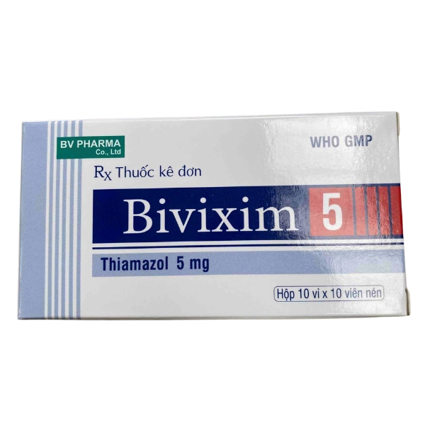 Bivixim 5mg điều trị triệu chứng nhiễm độc giáp
