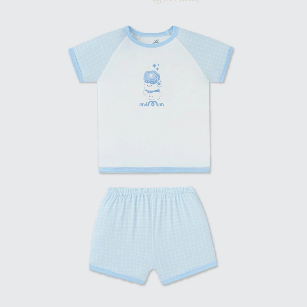 Bộ bé trai La Pomme petit xanh