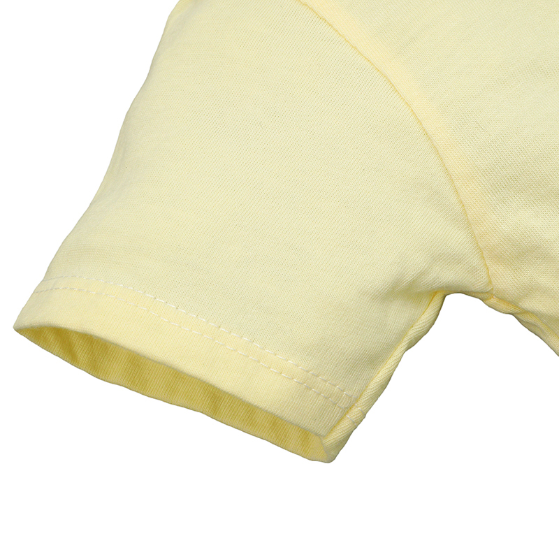 Bộ tay ngắn IQ baby cotton cúc bấm vai in hình màu hồng 17