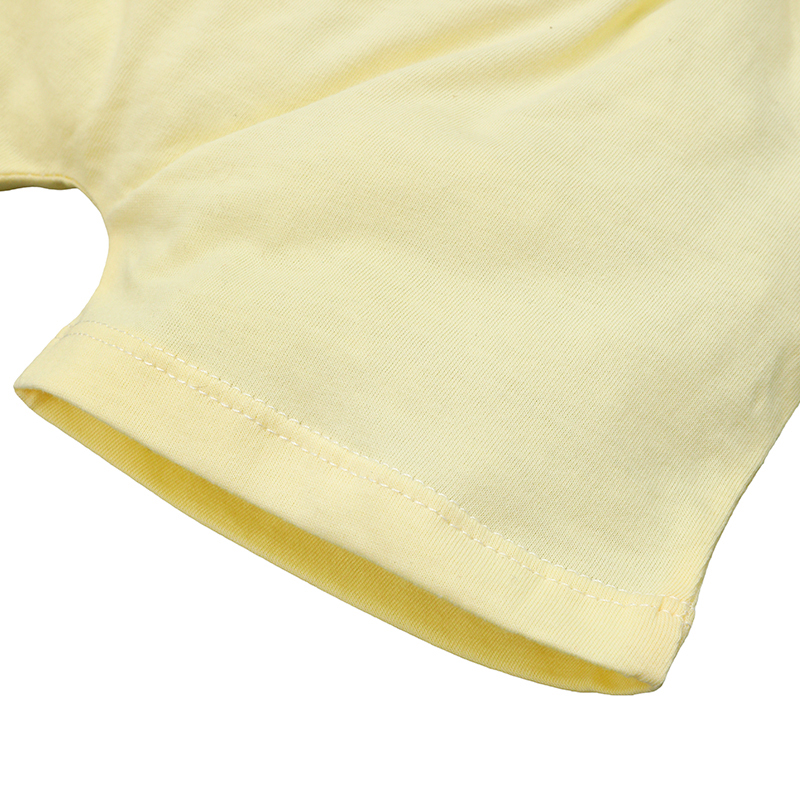 Bộ tay ngắn IQ baby cotton cúc bấm vai in hình màu hồng 20