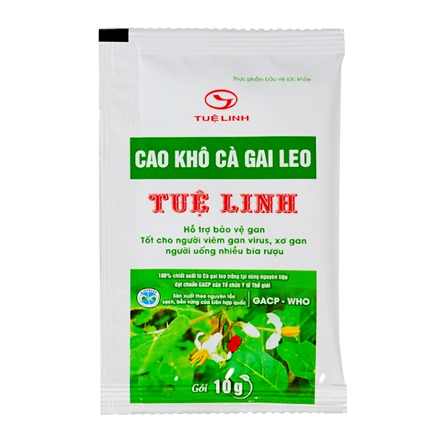 Bột tăng cường chức năng gan Tuệ Linh Cao Cà Gai Leo Tuệ Linh gói/10G_KM