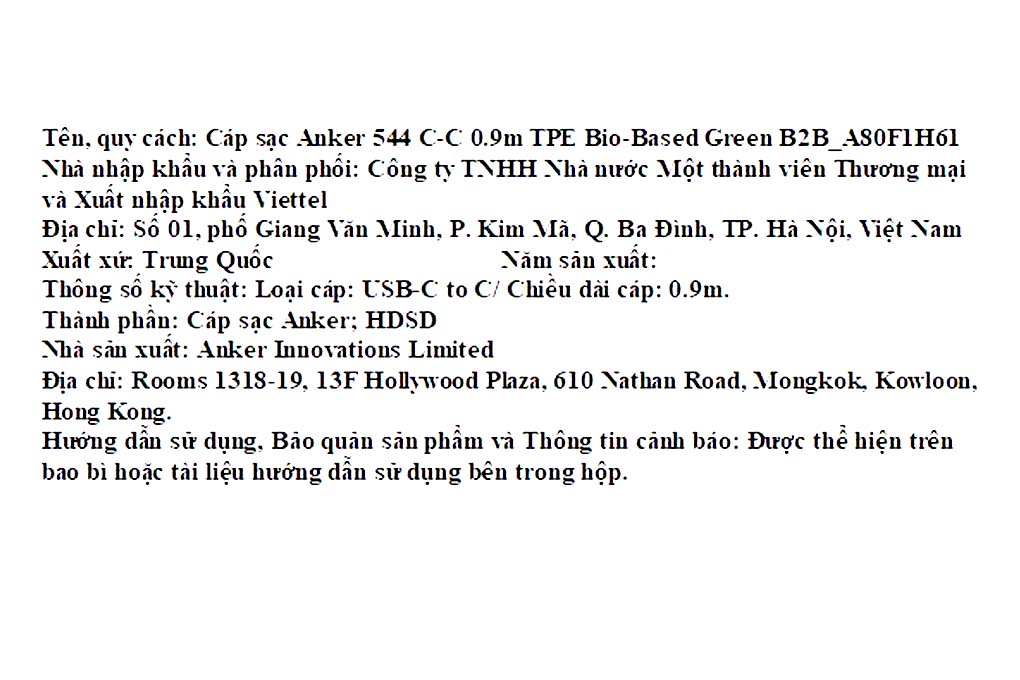 Cáp sạc nhanh và truyền dữ liệu Type-C - Type-C 140W 0.9m Anker 544 Bio A80F1 - 4