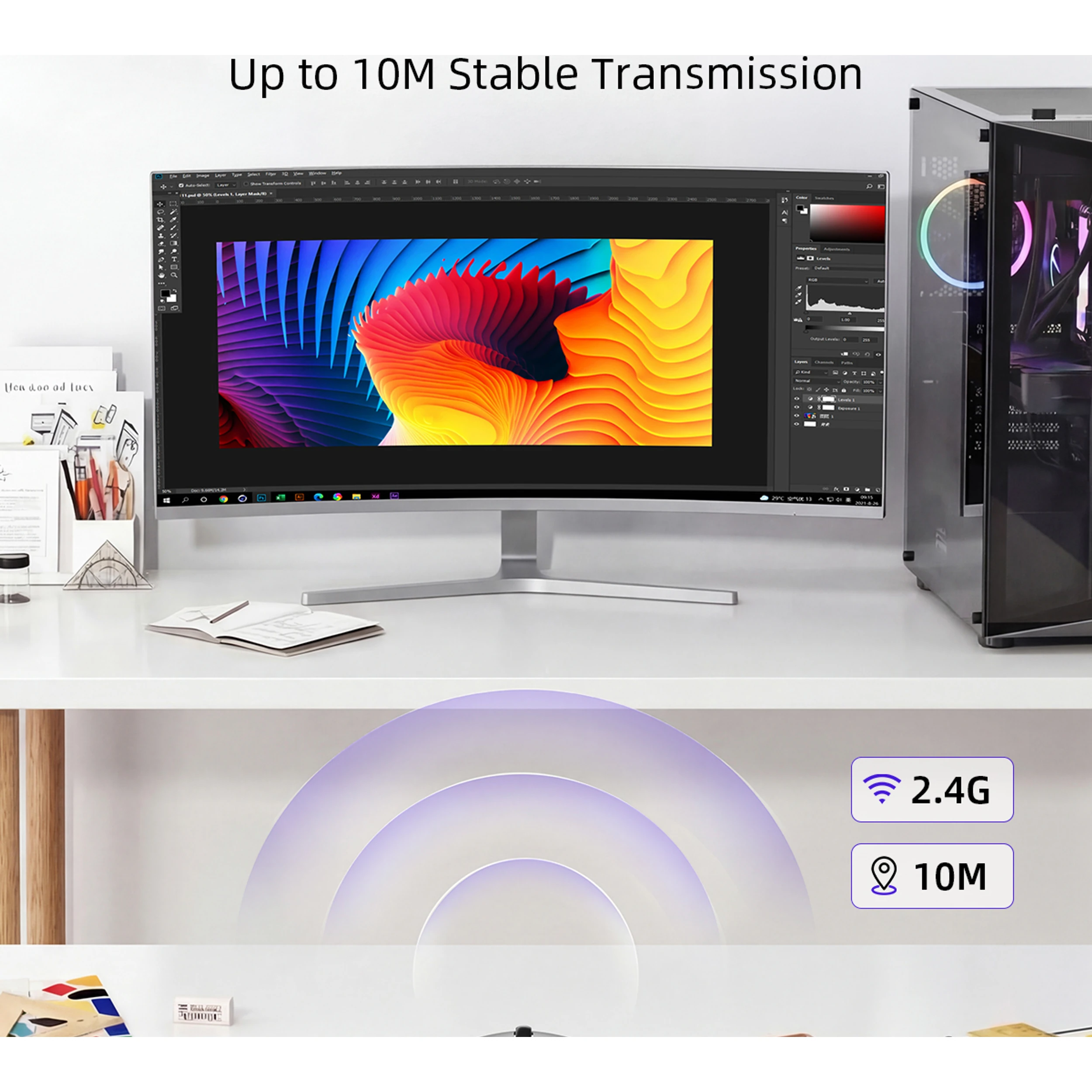 Chuột Không dây INNOSTYLE WM100BLK - 6
