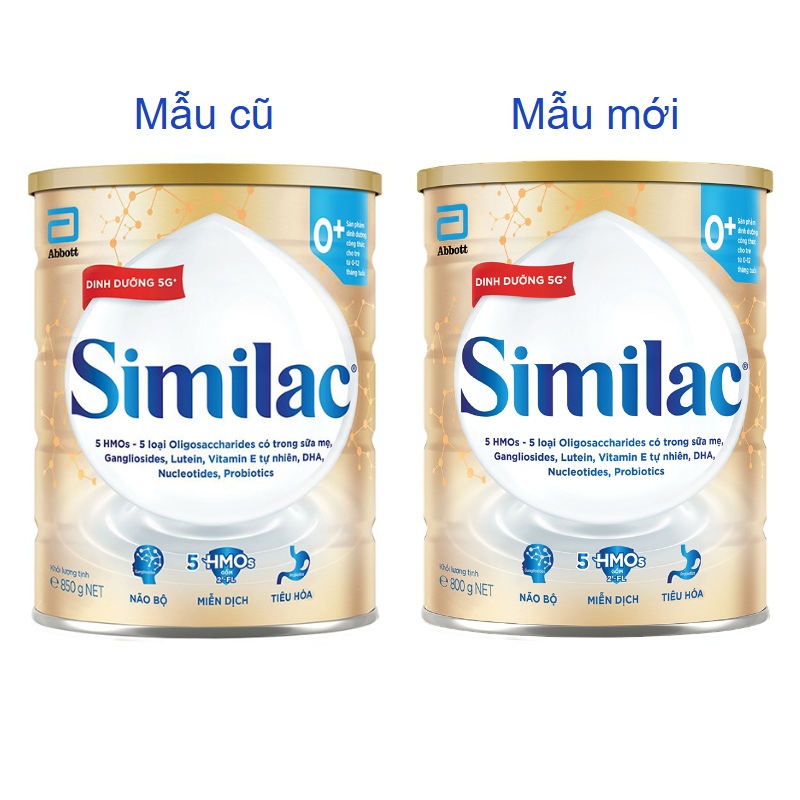 Combo 2 hộp sữa bột Similac 5G 0+ 380g (0 - 12 tháng) 25