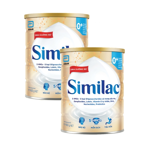 Combo 2 hộp sữa bột Similac 5G 0+
