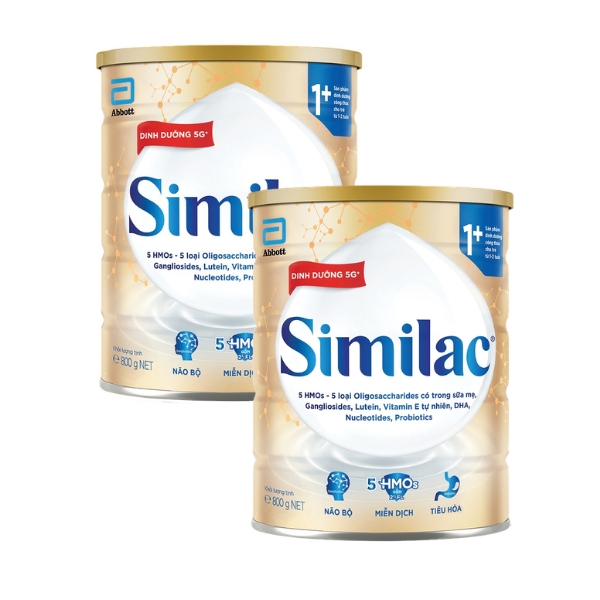 Combo 2 hộp sữa bột Similac 5G 1+