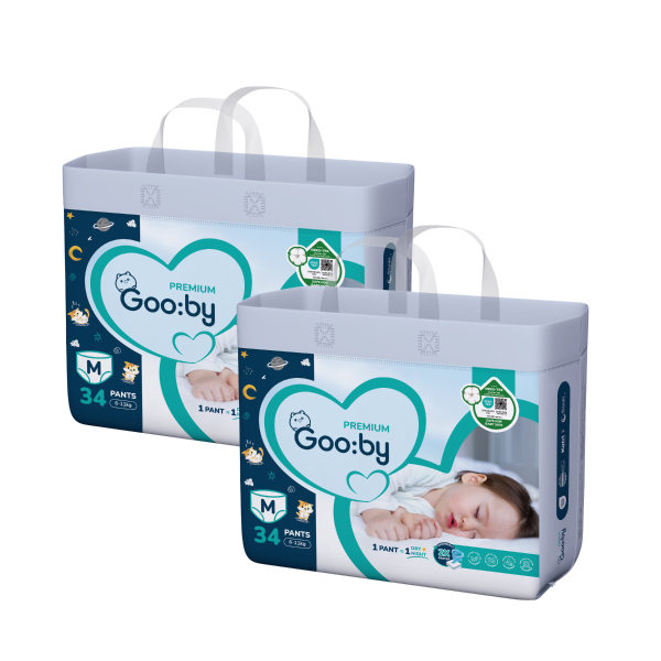 Combo 2 tã quần Gooby Premium size M