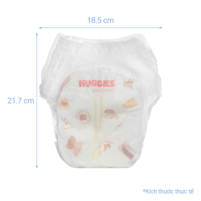 Combo 2 Tã quần Huggies Skin Perfect size L 60 miếng (9 - 14 kg) - Giao bao bì cộng miếng ngẫu nhiên 8