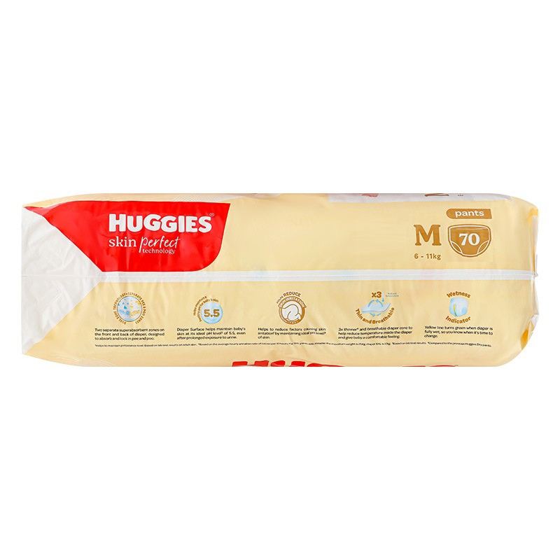 Combo 2 Tã quần Huggies Skin Perfect size L 60 miếng (9 - 14 kg) - Giao bao bì cộng miếng ngẫu nhiên 21