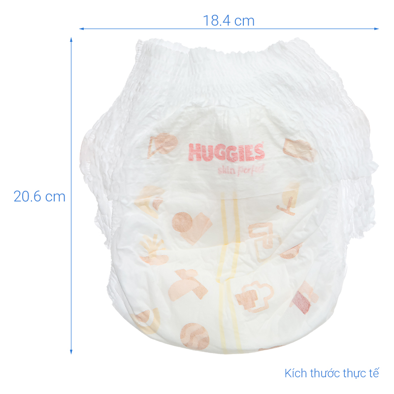 Combo 2 Tã quần Huggies Skin Perfect size L 60 miếng (9 - 14 kg) - Giao bao bì cộng miếng ngẫu nhiên 23