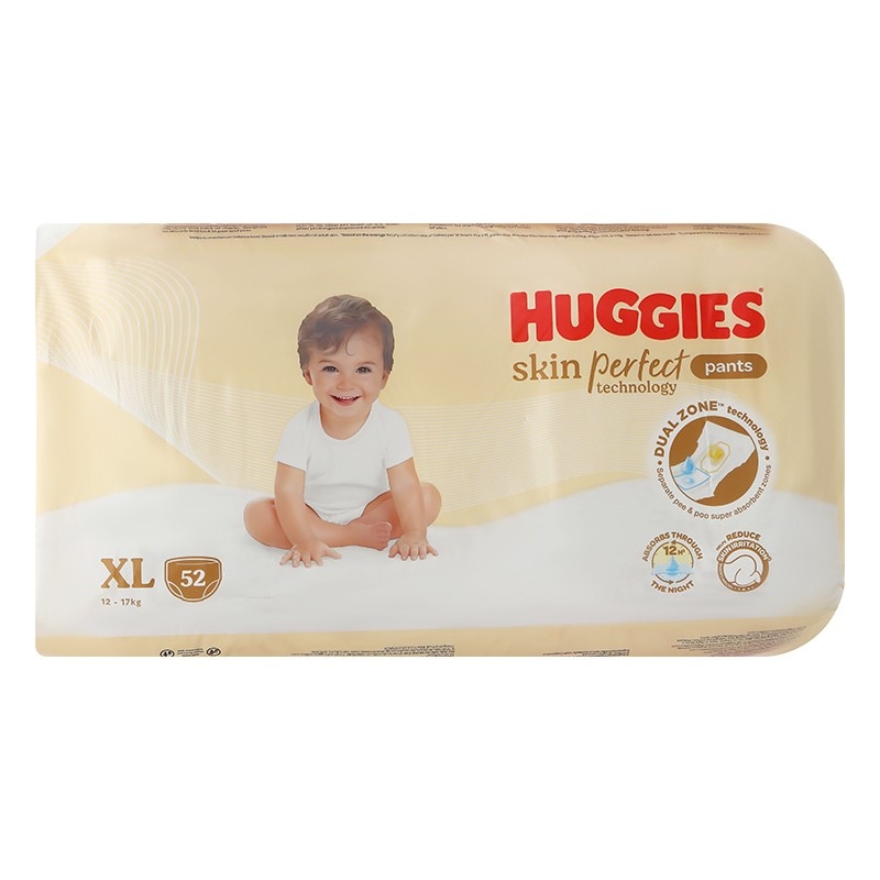 Combo 2 Tã quần Huggies Skin Perfect size L 60 miếng (9 - 14 kg) - Giao bao bì cộng miếng ngẫu nhiên 32