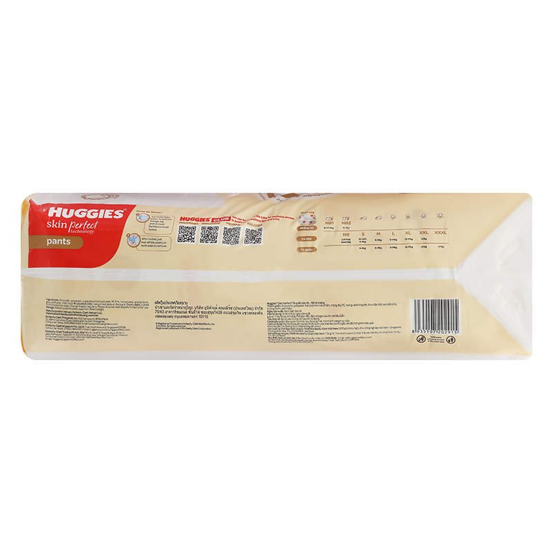Combo 2 Tã quần Huggies Skin Perfect size L 60 miếng (9 - 14 kg) - Giao bao bì cộng miếng ngẫu nhiên 34