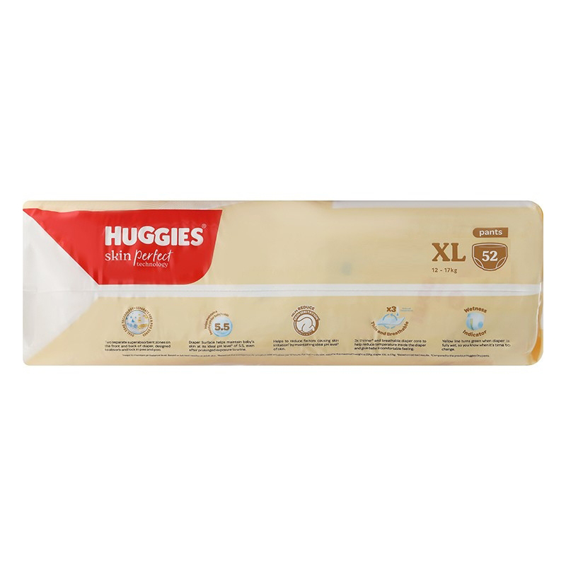 Combo 2 Tã quần Huggies Skin Perfect size L 60 miếng (9 - 14 kg) - Giao bao bì cộng miếng ngẫu nhiên 35