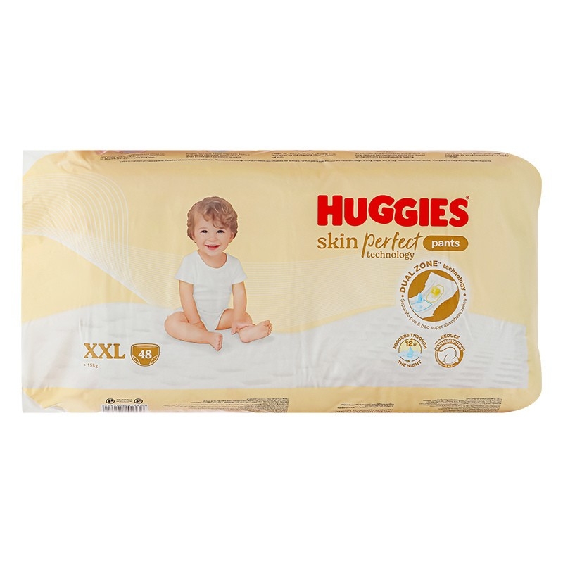Combo 2 Tã quần Huggies Skin Perfect size L 60 miếng (9 - 14 kg) - Giao bao bì cộng miếng ngẫu nhiên 47