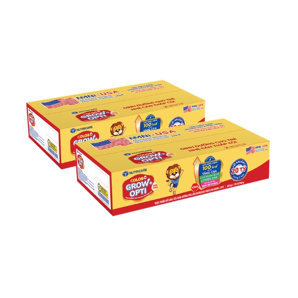 Combo 2 thùng 48 hộp sữa pha sẵn Nutricare Colos 24h Grow Plus