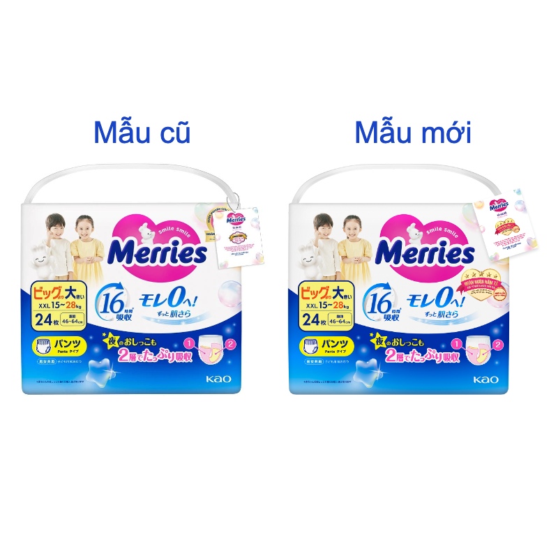Tã quần Merries size XXL 24 miếng (15 - 28 kg) 19