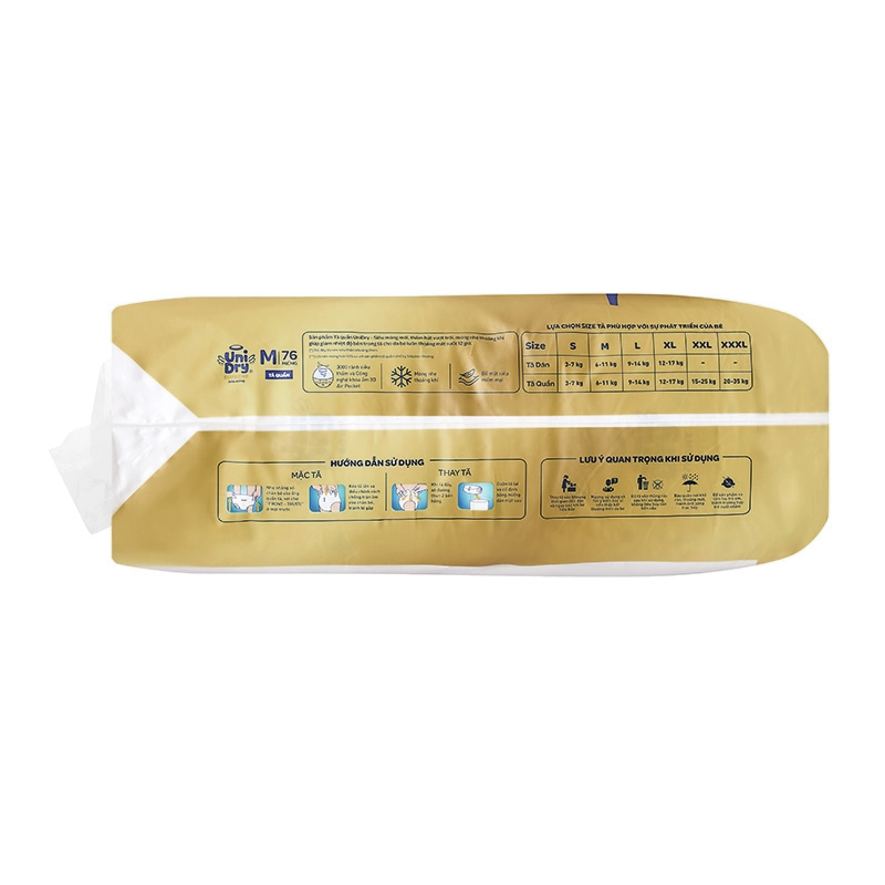 Combo 3 Tã quần Unidry Supreme Thin & Soft size M 76 + 8 miếng (6 - 11 kg) 5