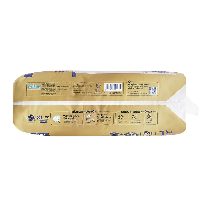 Combo 3 Tã quần Unidry Supreme Thin & Soft size XL 60 + 8 miếng (12 - 17 kg) 5