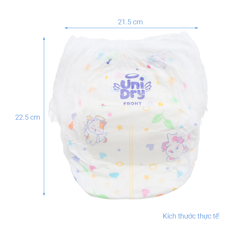 Combo 3 Tã quần Unidry Supreme Thin & Soft size XL 60 + 8 miếng (12 - 17 kg) 7