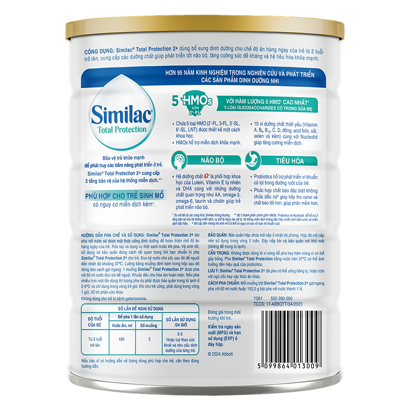 Combo 6 hộp sữa bột Similac Total Protection 2+ 800g (từ 2 tuổi) - Giao bao bì ngẫu nhiên 4