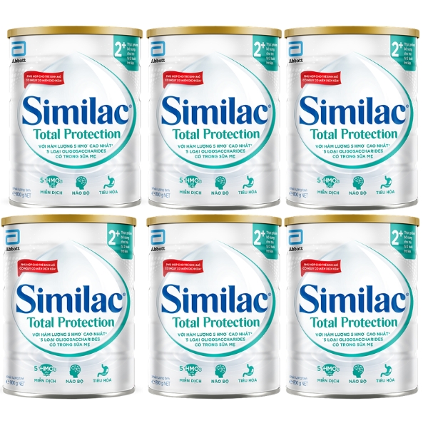 Combo 6 hộp sữa bột Similac Total Protection 2+