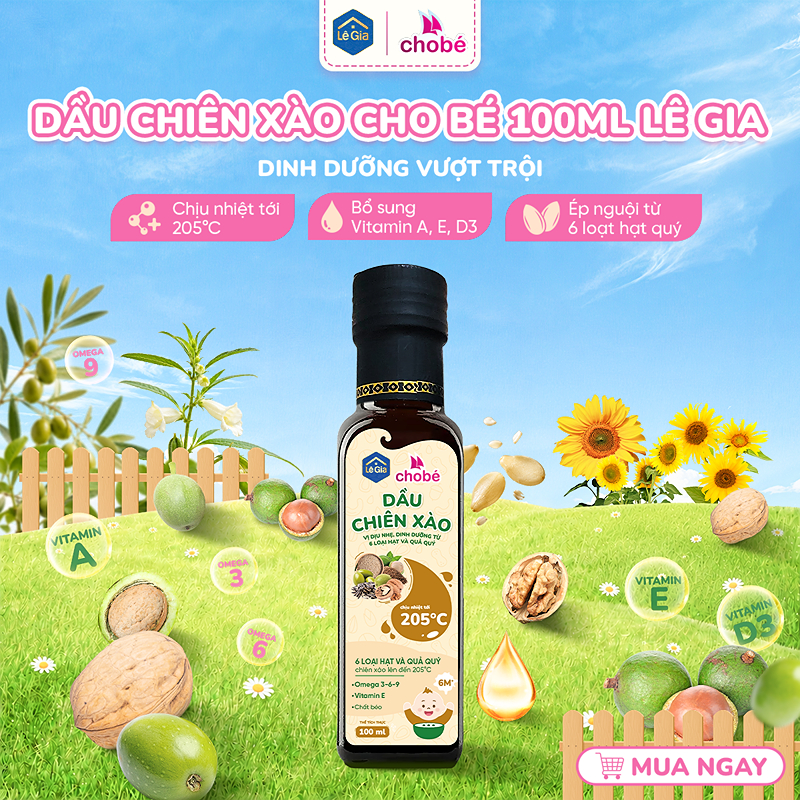 Dầu cá hồi Lê Gia ăn dặm cho bé chai 100 ml (từ 6 tháng) 19