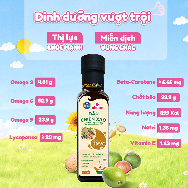 Dầu cá hồi Lê Gia ăn dặm cho bé chai 100 ml (từ 6 tháng) 24