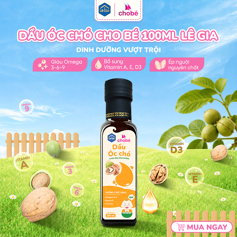 Dầu cá hồi Lê Gia ăn dặm cho bé chai 100 ml (từ 6 tháng) 9